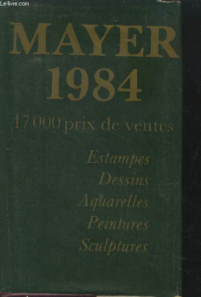 Mayer 1984.Annuaire international des ventes