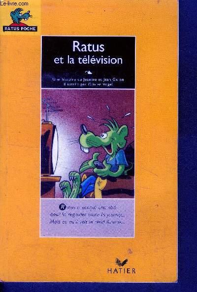 Ratus et la television - ratus poche N8 - les aventures du rat vert