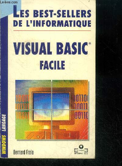 Visual Basic Facile - les best sellers de l'informatique N819 - windows langage