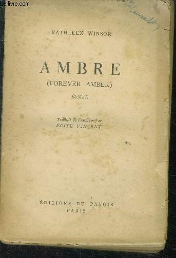 Ambre ( Forever amber ) - roman