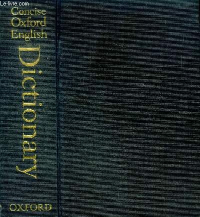 Concise Oxford English dictionary