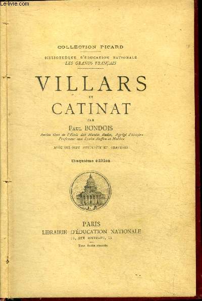 Villars et Catinat Collection Picard 5 dition