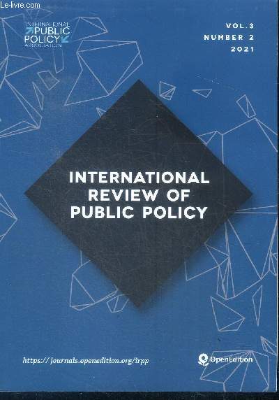 International review of public policy- vol 3 N2- 2021- un dutching the delta approach: network management and policy translation for effective policy transfer- determinants of policy diffusion in brazil and U.S.- systematic review and a research agenda..