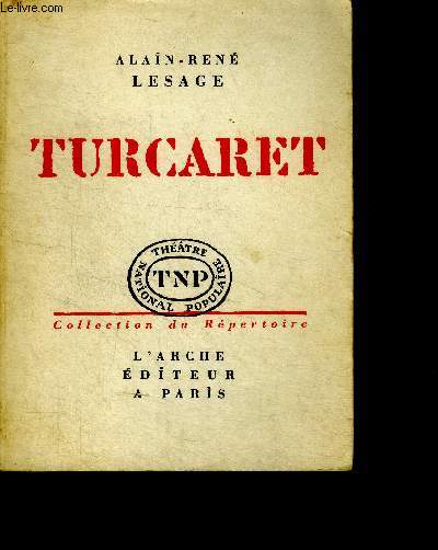 Turcaret - comedie - collection du repertoire N47, theatre national populaire TNP