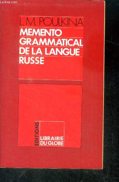 Memento grammatical de la langue russe - 5e edition