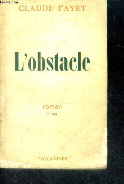 L'OBSTACLE