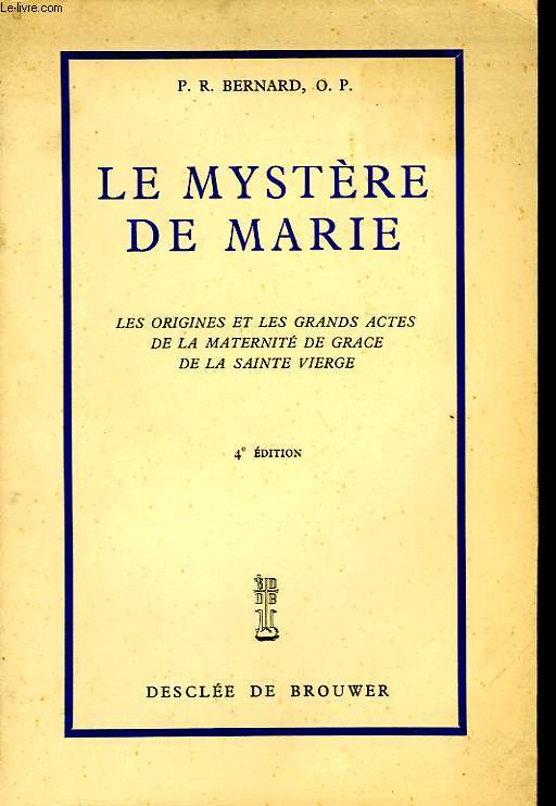 LE MYSTERE DE MARIE