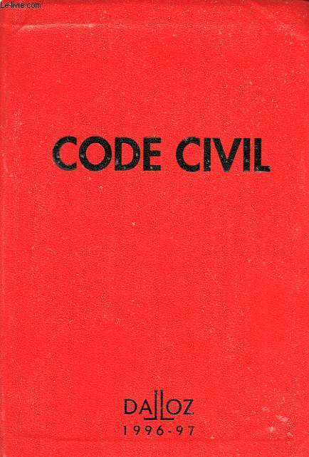 CODE CIVIL, 1996-1997