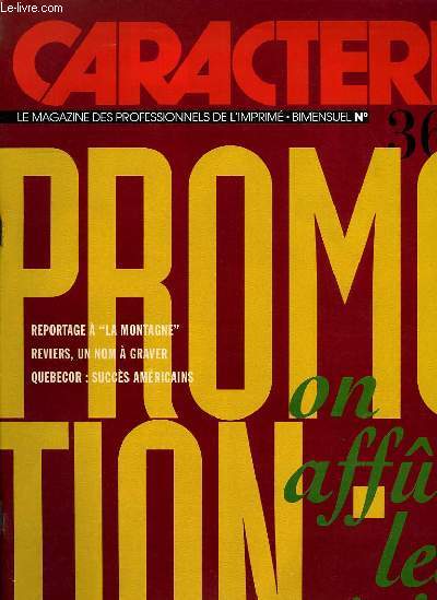 CARACTERE N 362, PROMOTION, ON AFFUTE LES STRATEGIES