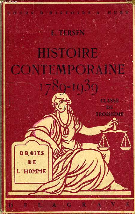HISTOIRE CONTEMPORAINE APRES 1789, CLASSE DE 3e