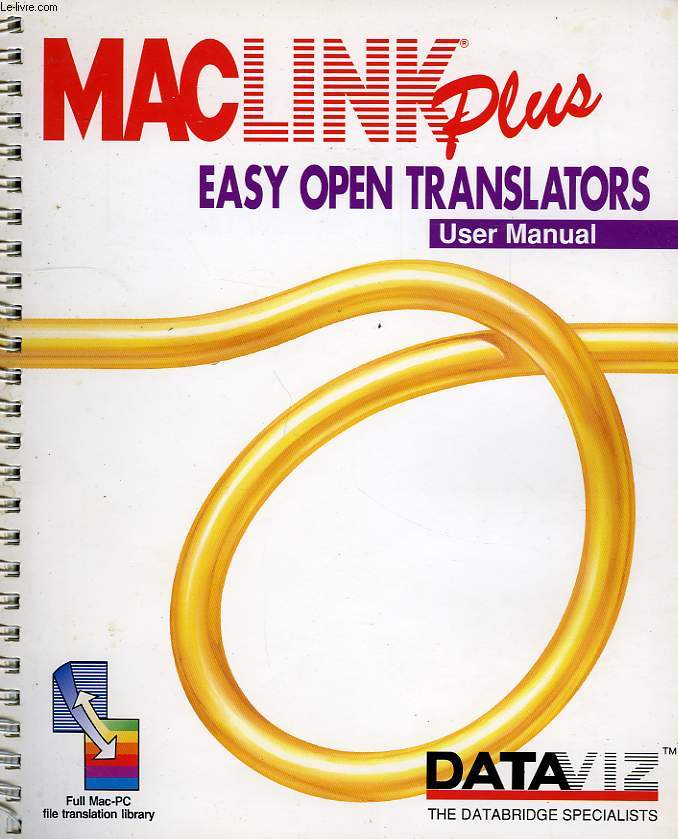 MACLINKPLUS, EASY OPEN TRANSLATORS, USER MANUAL