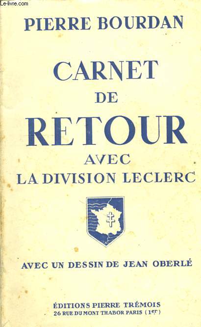 CARNET DE RETOUR, AVEC LA DIVISION LECLERC