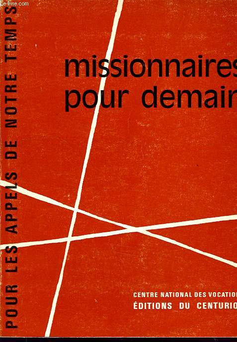 MISSIONNAIRES POUR DEMAIN, SESSION DE LYON 1965