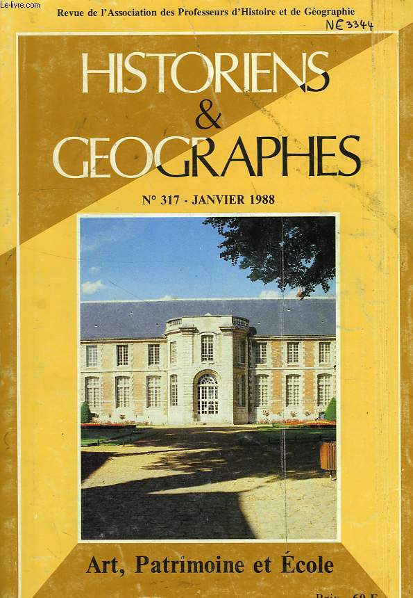 HISTORIENS ET GEOGRAPHES, N 317, JAN. 1988