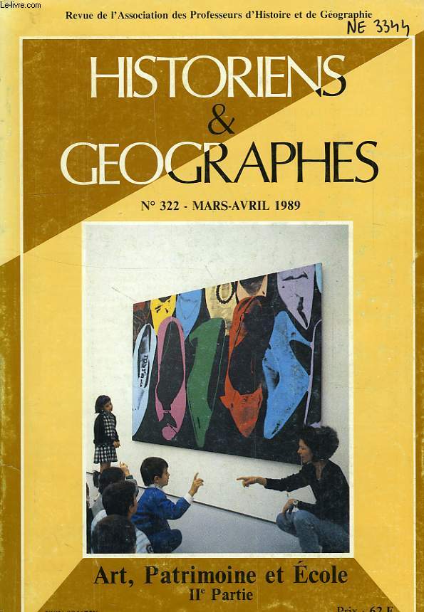 HISTORIENS ET GEOGRAPHES, N 322, MARS-AVRIL 1988