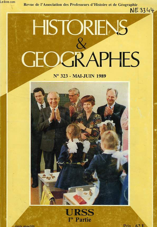 HISTORIENS ET GEOGRAPHES, N 323, MAI-JUIN 1989