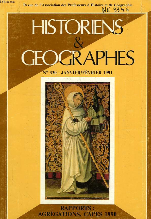 HISTORIENS ET GEOGRAPHES, N 330, JAN.-FEV. 1991