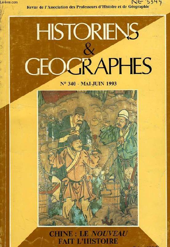 HISTORIENS ET GEOGRAPHES, N 340, MAI-JUIN 1993