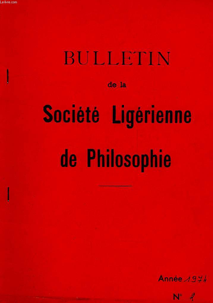 BULLETIN DE LA SOCIETE LIGERIENNE DE PHILOSOPHIE, N 2