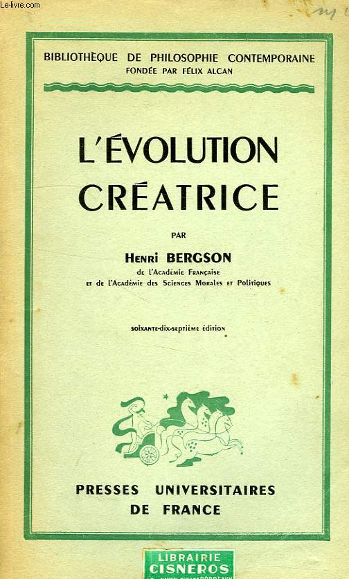 L'EVOLUTION CREATRICE