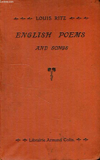 ENGLISH POEMS AND SONGS