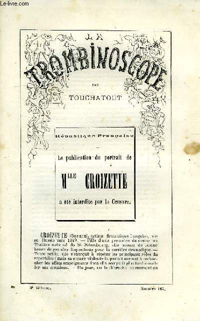 LE TROMBINOSCOPE, 3e VOLUME, N 167