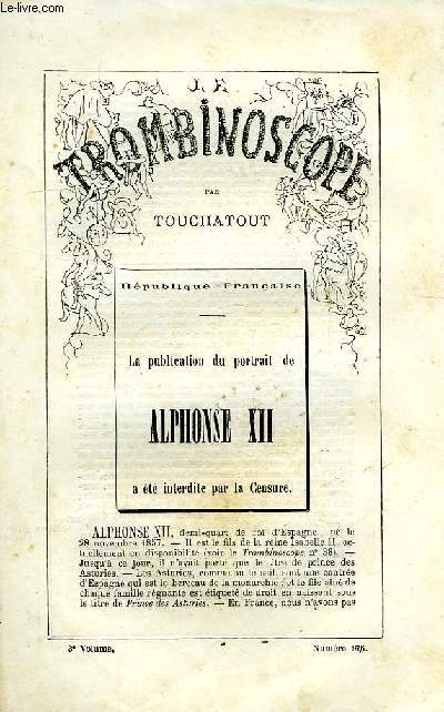 LE TROMBINOSCOPE, 3e VOLUME, N 176