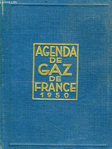 AGENDA GAZ DE FRANCE, 1950