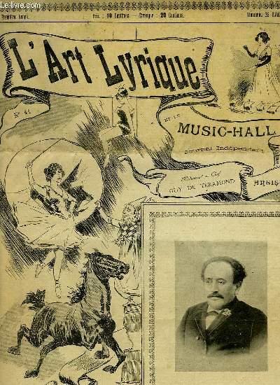 L'ART LYRIQUE ET LE MUSIC-HALL, 1re ANNEE, N 41, DIM. 25 OCT. 1896