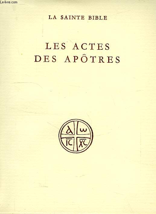 LES ACTES DES APOTRES