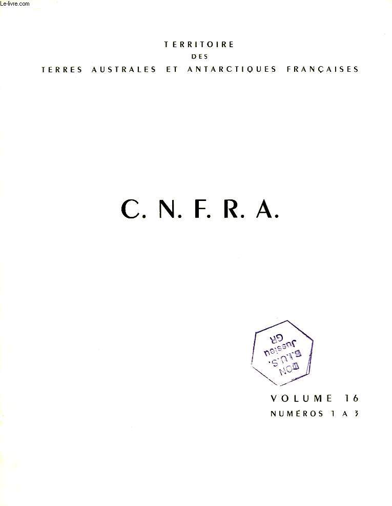 CNFRA, VOL. 16, BIBLIOGRAPHIE GEOLOGIQUE (DEPUIS 1945) DES ILES AUSTRALES FRANCAISES
