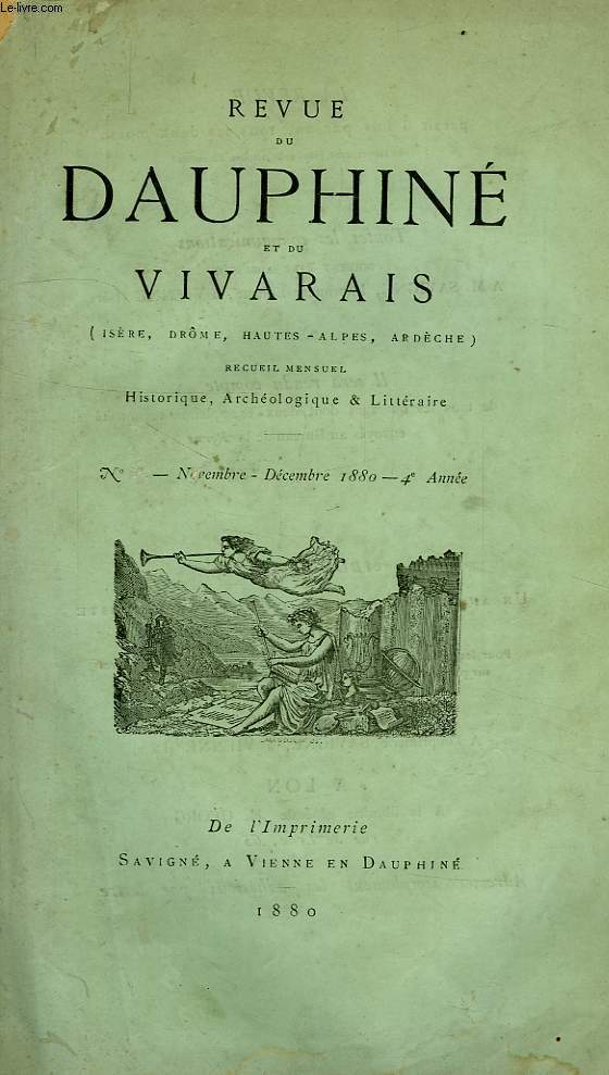 REVUE DU DAUPHINE ET DU VIVARAIS, N 12, DEC. 1880