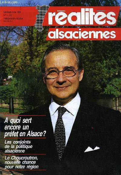 REALITES ALSACIENNES, N 4, MAI 1986