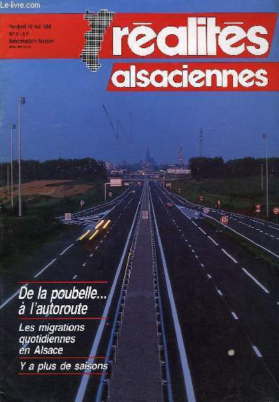 REALITES ALSACIENNES, N 5, MAI 1986