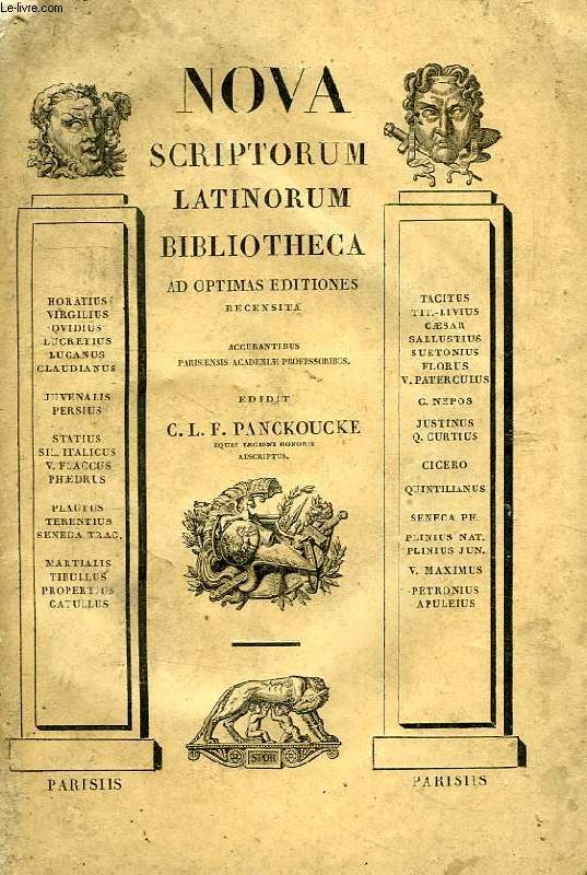 NOVA SCRIPTORUM LATINORUM BIBLIOTHECA, AD OPTIMAS EDITIONES RECENSITA