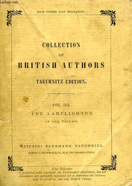 THE LAMPLIGHTER (VOL. 304), IN ONE VOLUME
