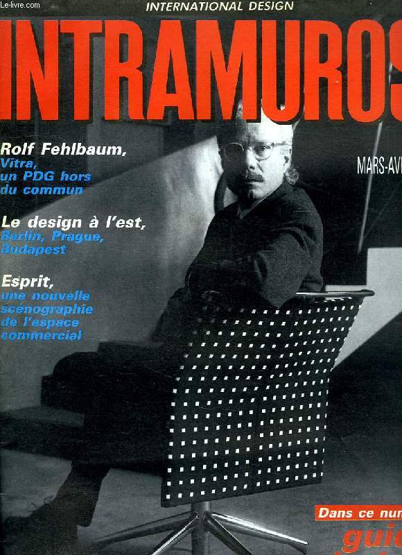 INTRAMUROS, INTERNATIONAL DESIGN, N 29, MARS-AVRIL 1990