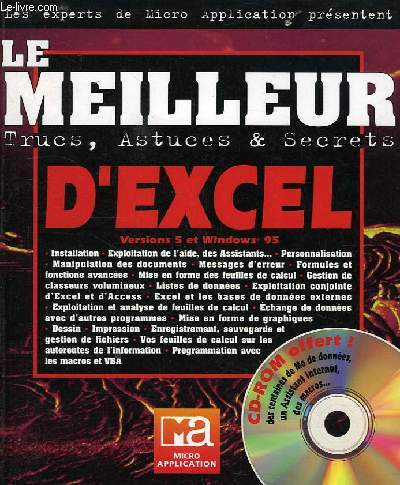 LE MEILLEUR D'EXCEL, VERSIONS 5 ET WINDOWS 95
