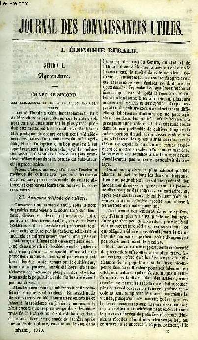 JOURNAL DES CONNAISSANCES UTILES, N 2, FEV. 1840