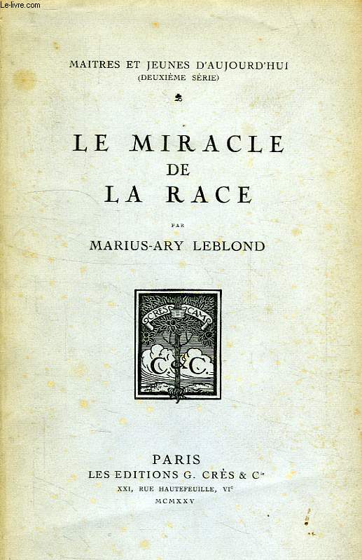 LE MIRACLE DE LA RACE
