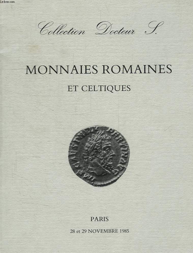 MONNAIES ROMAINES ET CELTIQUES, NOUVEAU DROUOT, 29 NOV. 1985