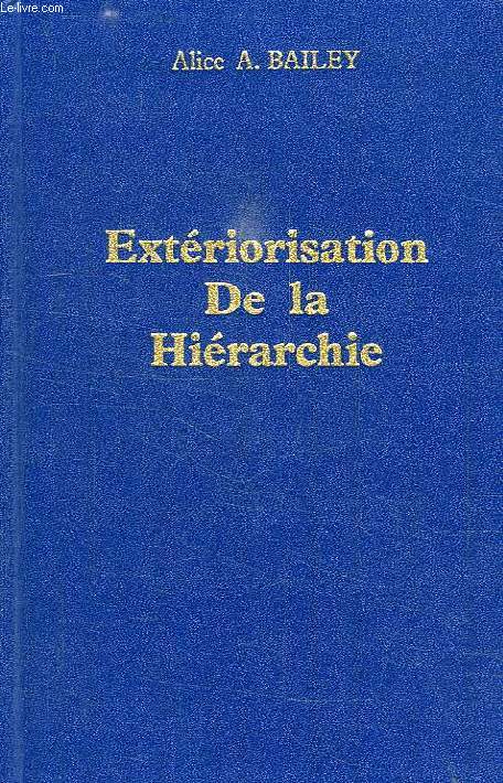 EXTERIORISATION DE LA HIERARCHIE