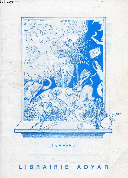 LIBRAIRIE ADYAR, CATALOGUE 1988-89