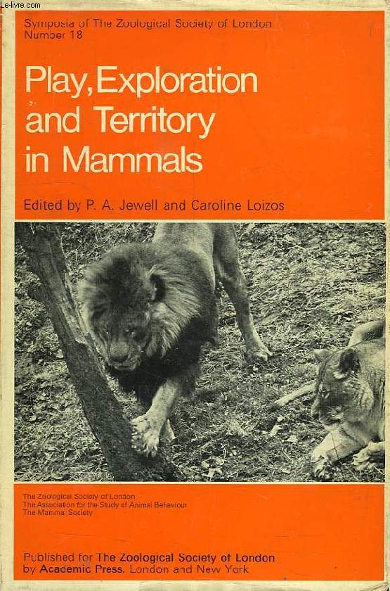 PLAY, EXPLORATION AND TERRITORY IN MAMMALS
