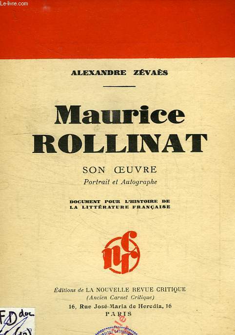 MAURICE ROLLINAT, SON OEUVRE