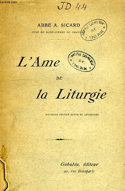 L'AME DE LA LITURGIE