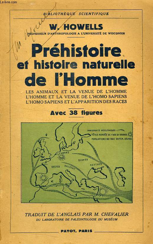 PREHISTOIRE ET HISTOPIRE NATURELLE DE L'HOMME