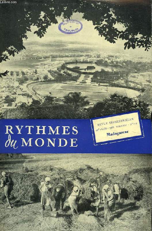 RYTHMES DU MONDE, 40e ANNEE, N 1-2, 1966, MADAGASCAR