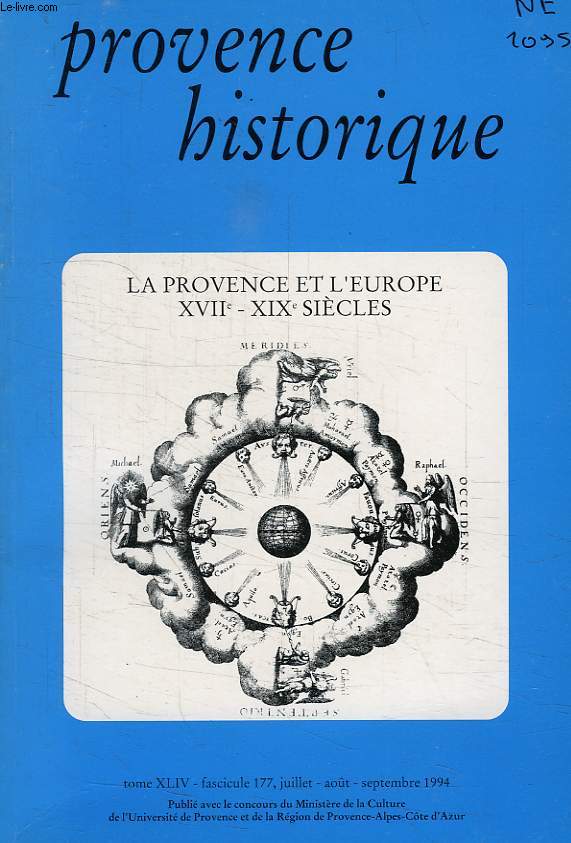 PROVENCE HISTORIQUE, TOME XLIV, FASC. 177, JUILLET-SEPT. 1994