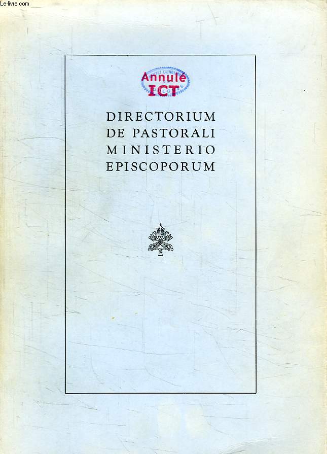 DIRECTORIUM DE PASTORALI MINISTERIO EPISCOPORUM